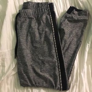 grey joggers